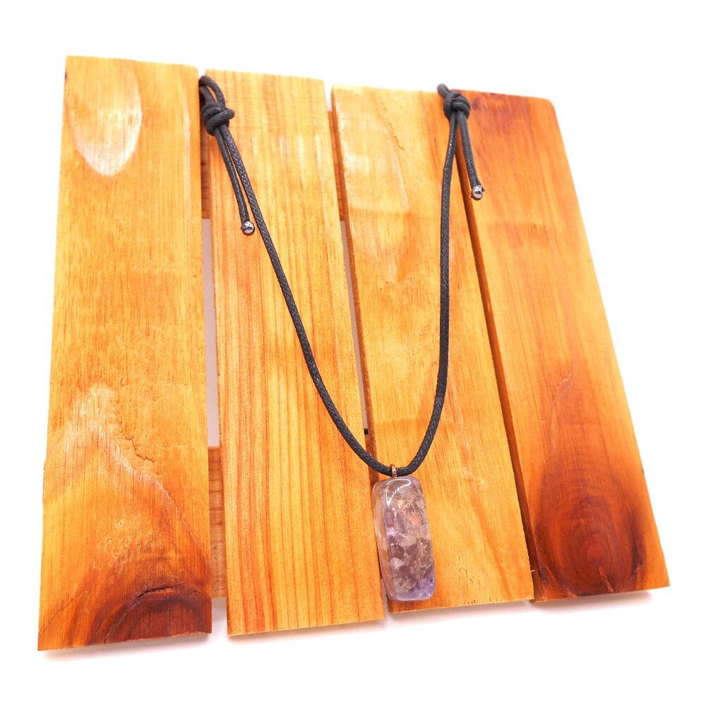 Gemstone Quartz Necklace, Adjustable